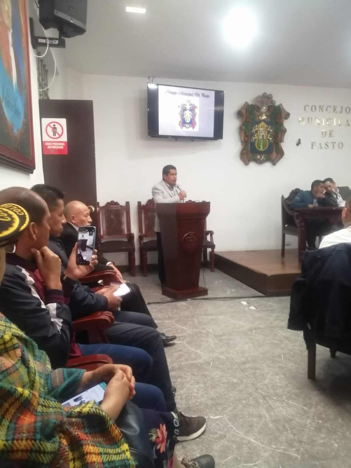 Sesion en el concejo Sesion en el concejo